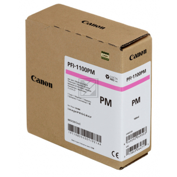 CANON Tintenpatrone photo magenta PFI1100PM iPF PRO-2000/PRO-6000S 160ml CANON Tintenpatrone photo magenta PFI1100PM iPF PRO-2000/PRO-6000S 160ml