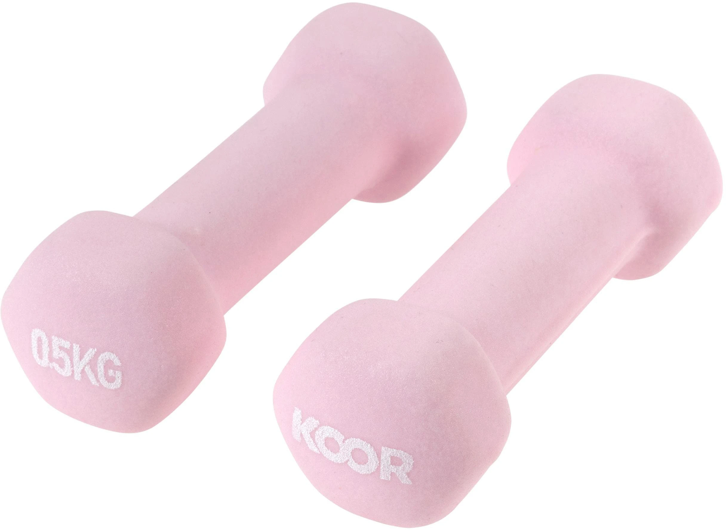 KOOR Kurzhantel Set 0.5kg F00910 rosa 2 Stück