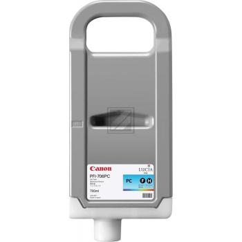 CANON Tintenpatrone photo cyan PFI706PC iPF 8300 700ml CANON Tintenpatrone photo cyan PFI706PC iPF 8300 700ml