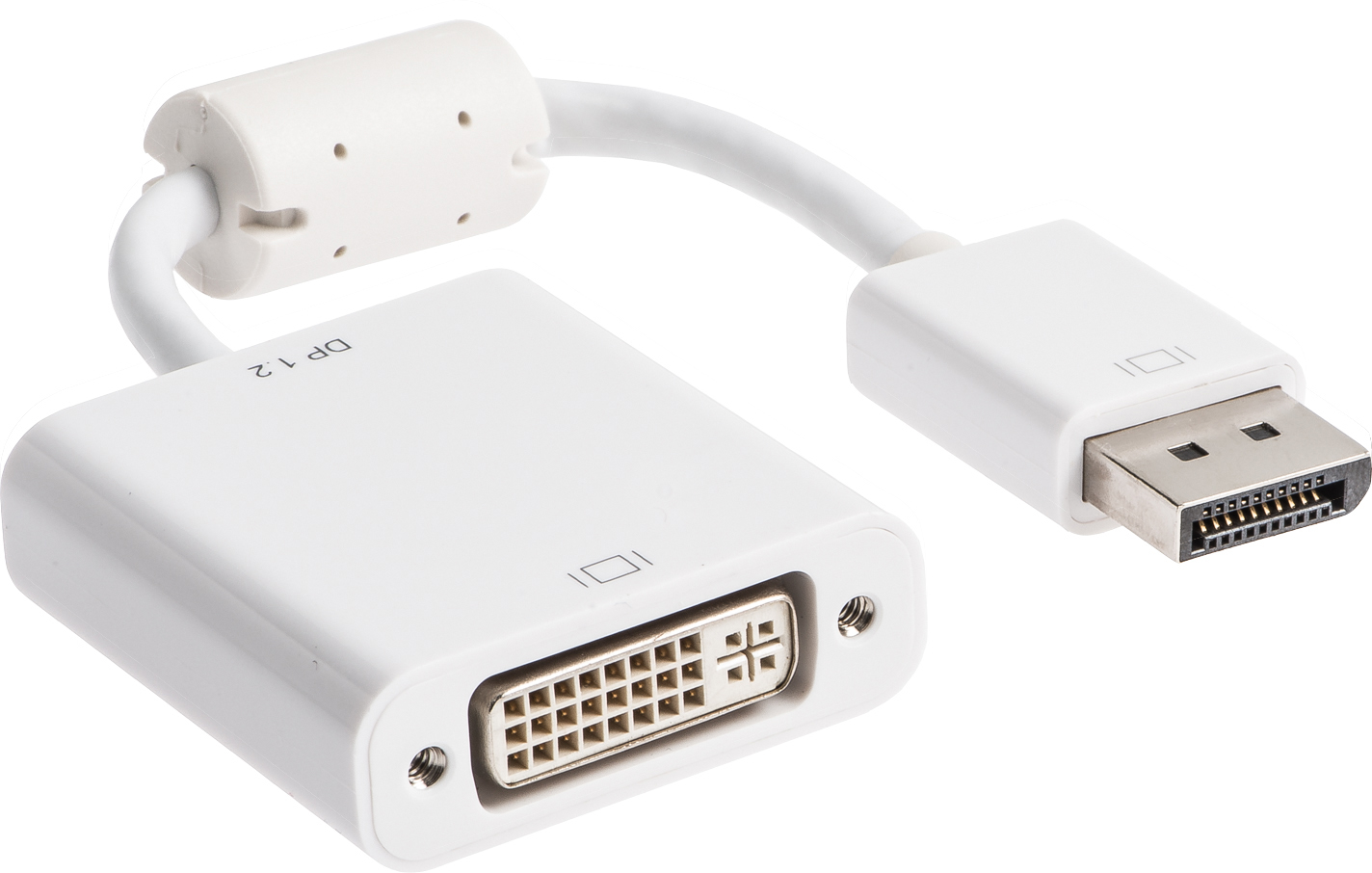 LINK2GO DisplayPort - DVI Adapter AD1111WP male/female, 15cm LINK2GO DisplayPort - DVI Adapter AD1111WP male/female, 15cm