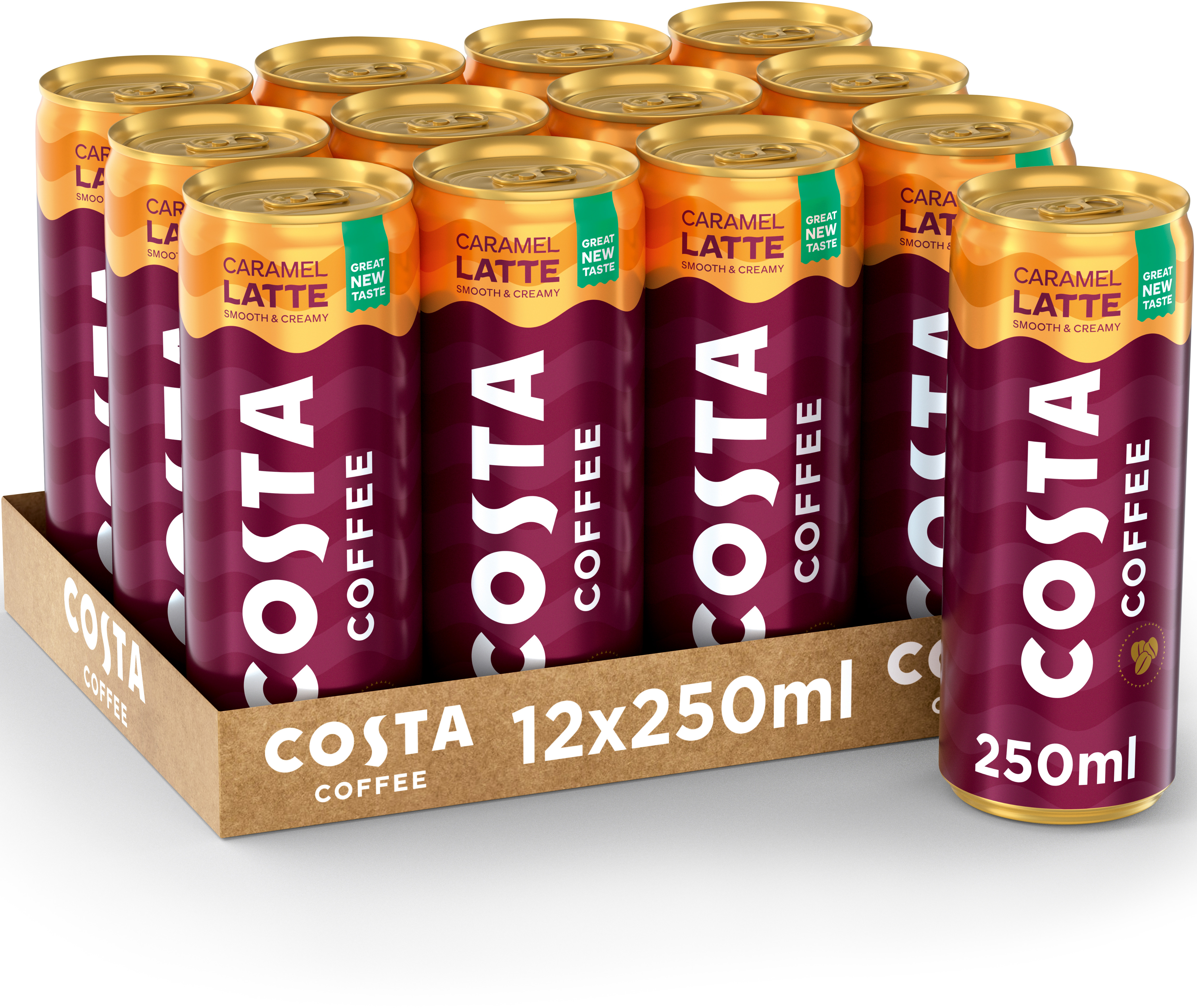 COSTA Coffee Latte Alu 5284 25 cl, 12 Stk.
