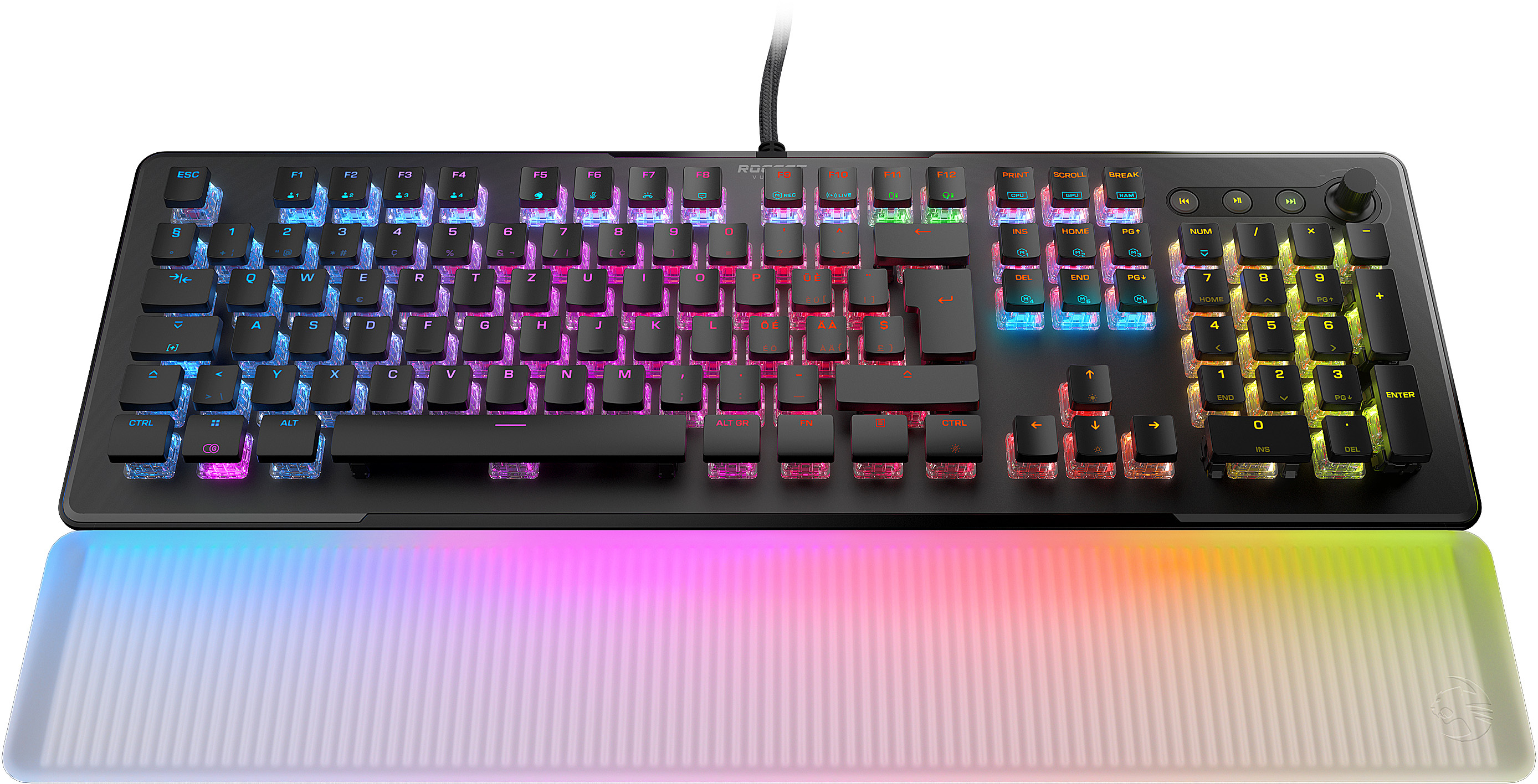 ROCCAT Vulcan II Max Black,red ROC-12-007 Gaming Keyboard, CH-Layout