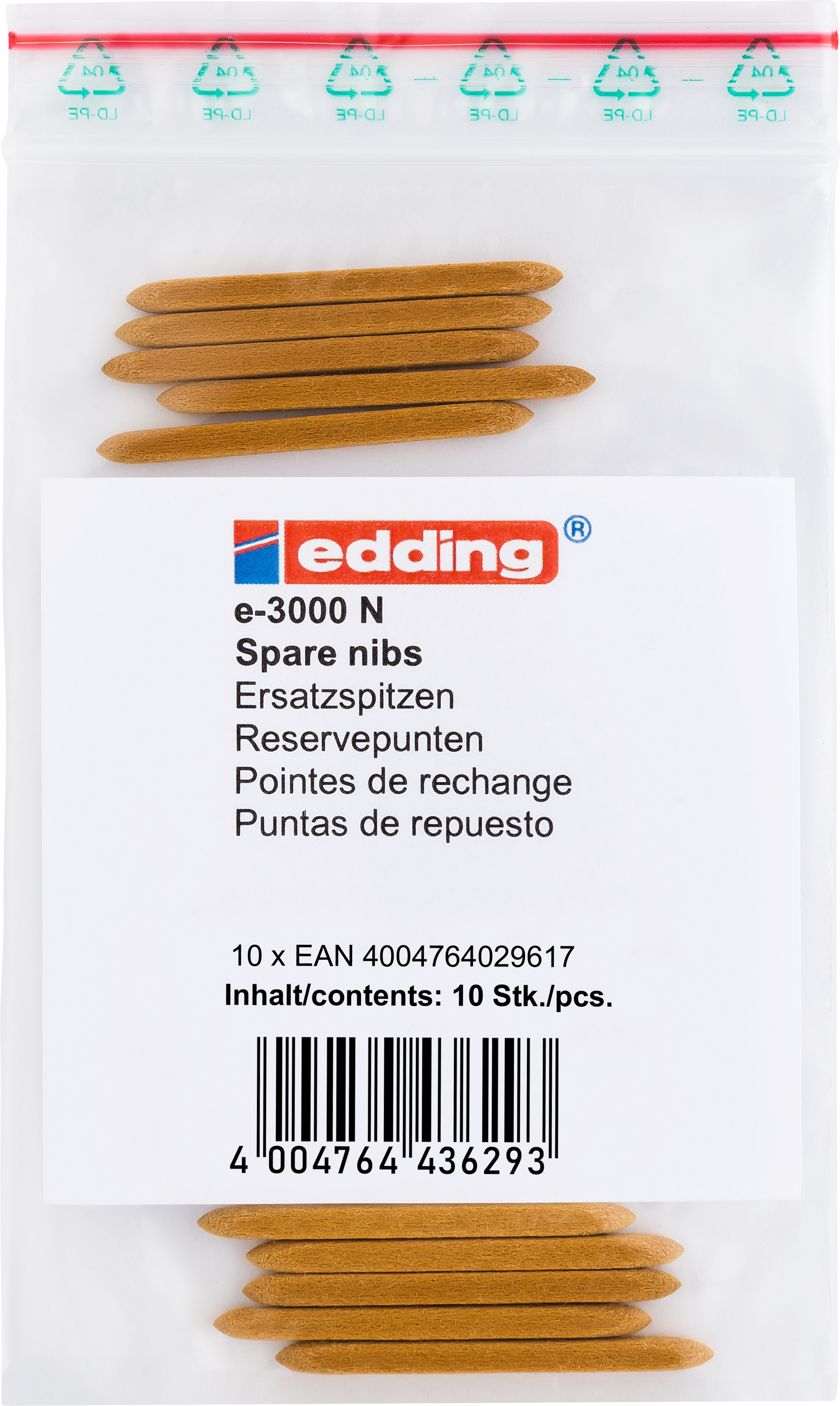 EDDING Ersatzfilze 3000/8300 N3000 10 Stück