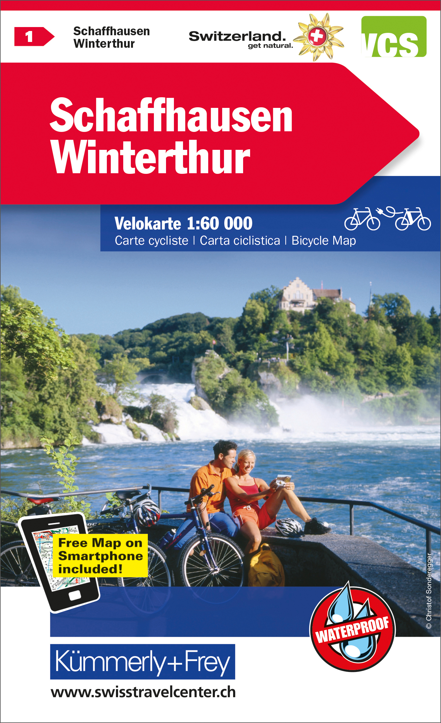 KÜMMERLY+FREY Velokarte 1:60'000 325902401 Schaffhausen-Winterthur KÜMMERLY+FREY Velokarte 1:60'000 325902401 Schaffhausen-Winterthur