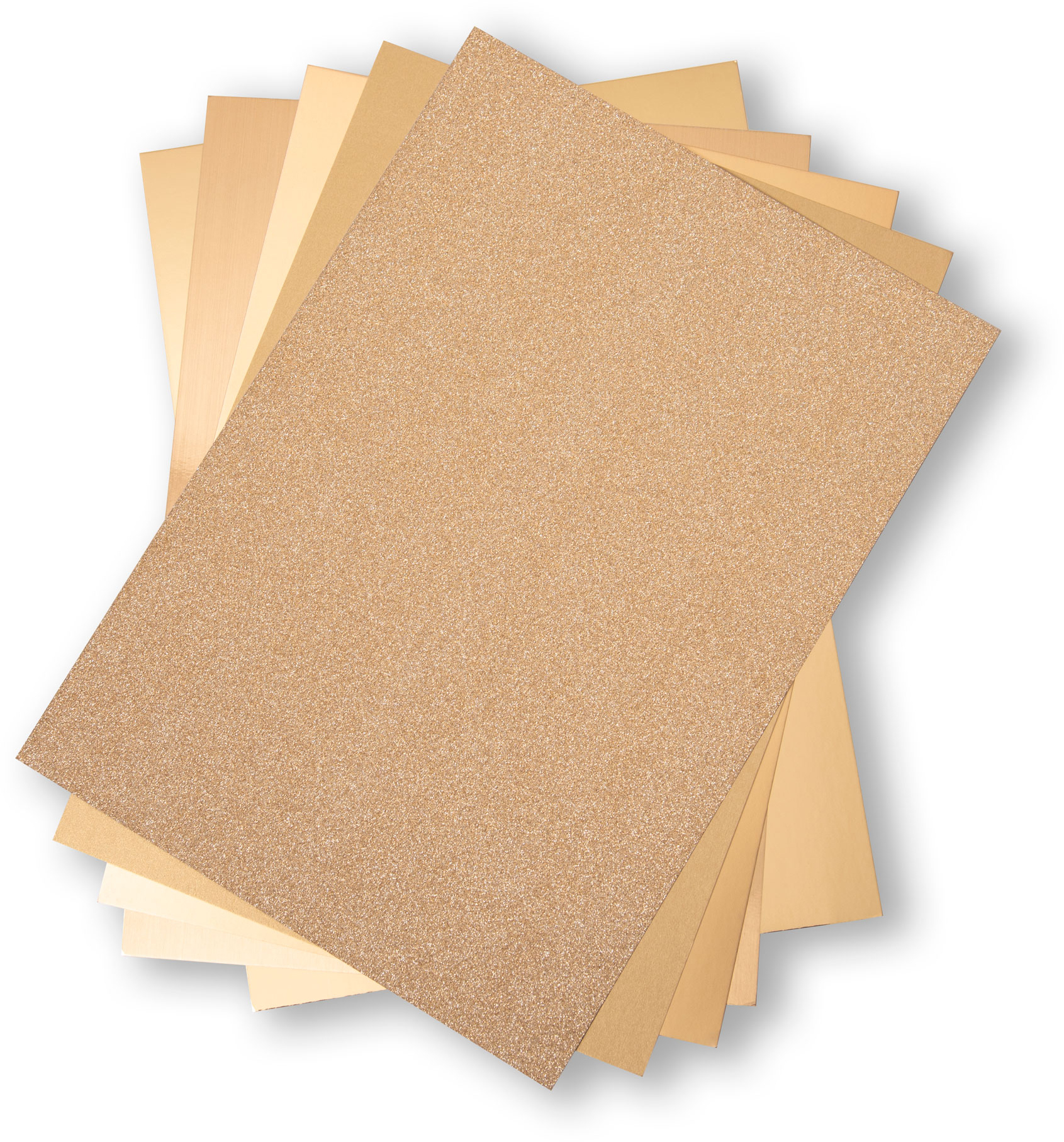 SIZZIX Karton A4 664532 gold 50 Blatt