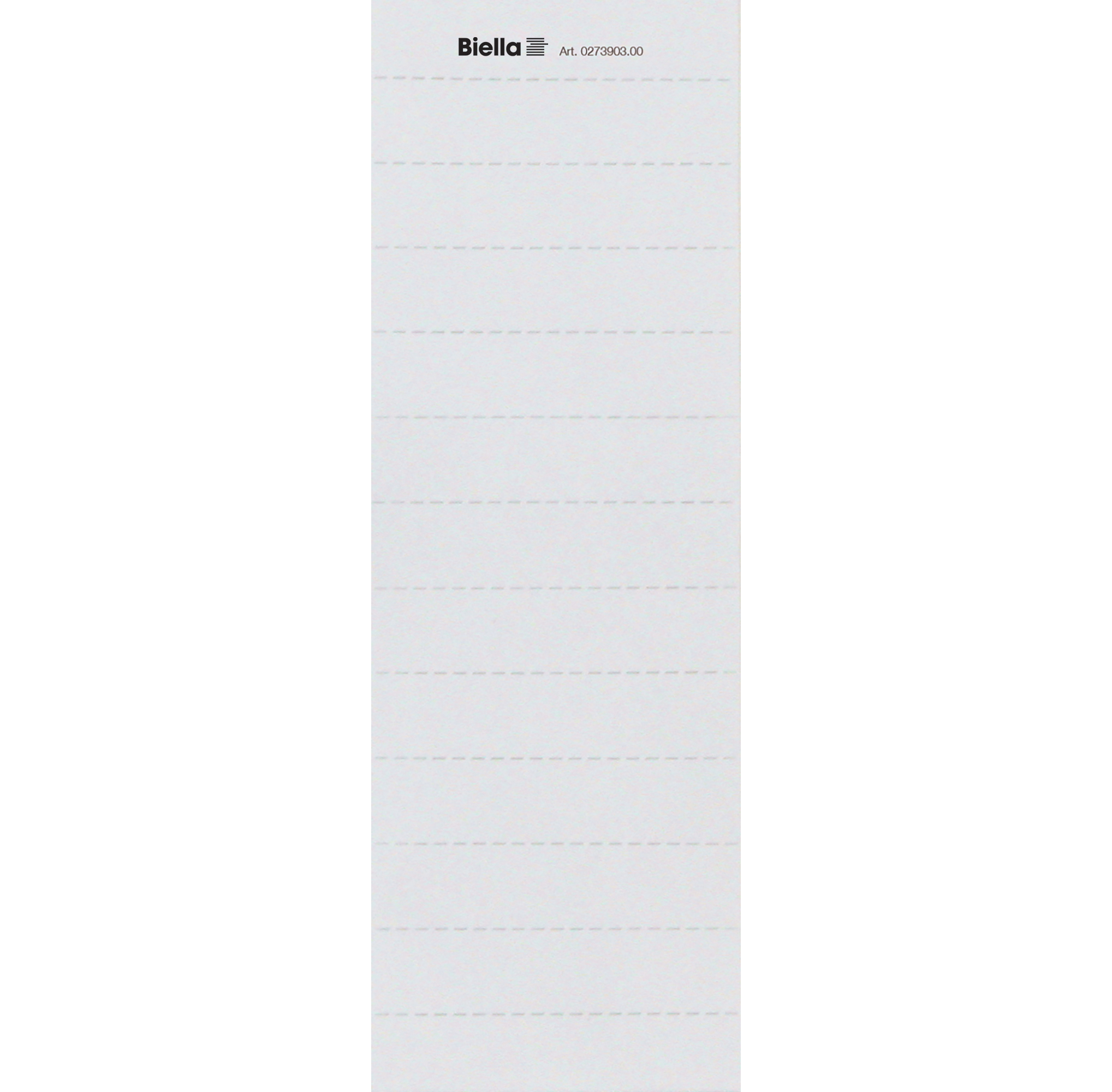 BIELLA Hängemappen-Etiketten 60x14mm 27390301U weiss 5 Streifen à 10 Stk.