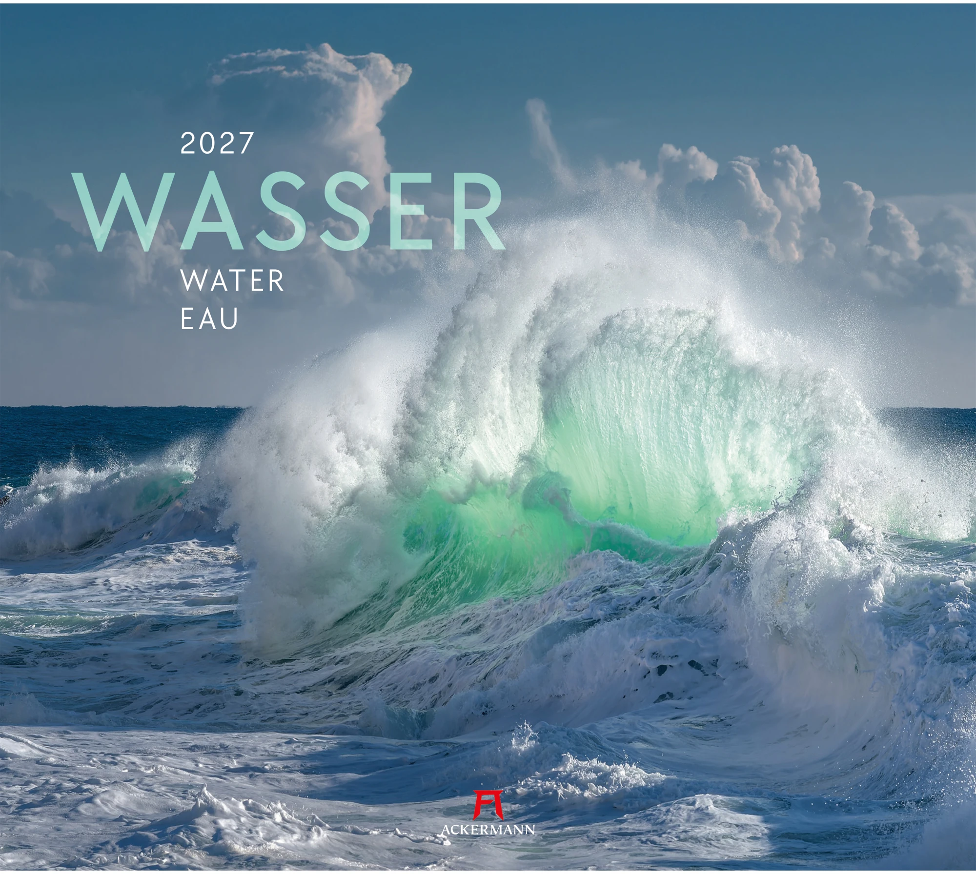ACKERMANN Bildkalender 2027 2732 Wasser ML 54x48cm