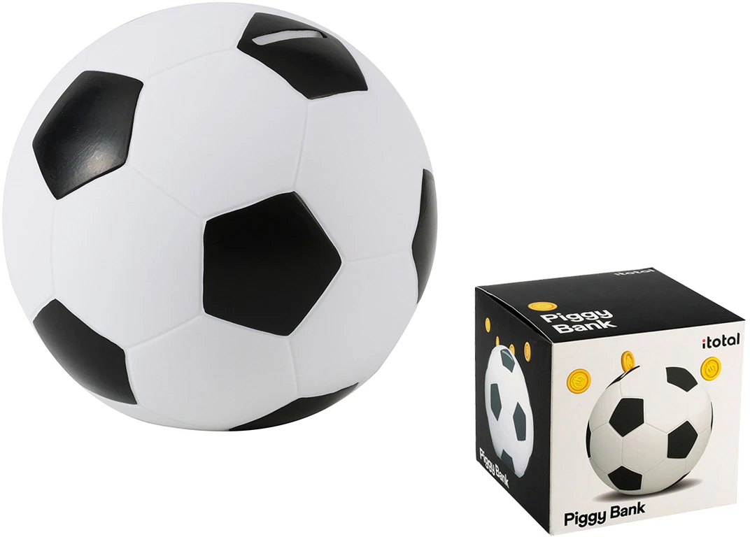 I-TOTAL Sparkasse 15x15x16cm XL2497V Fussball