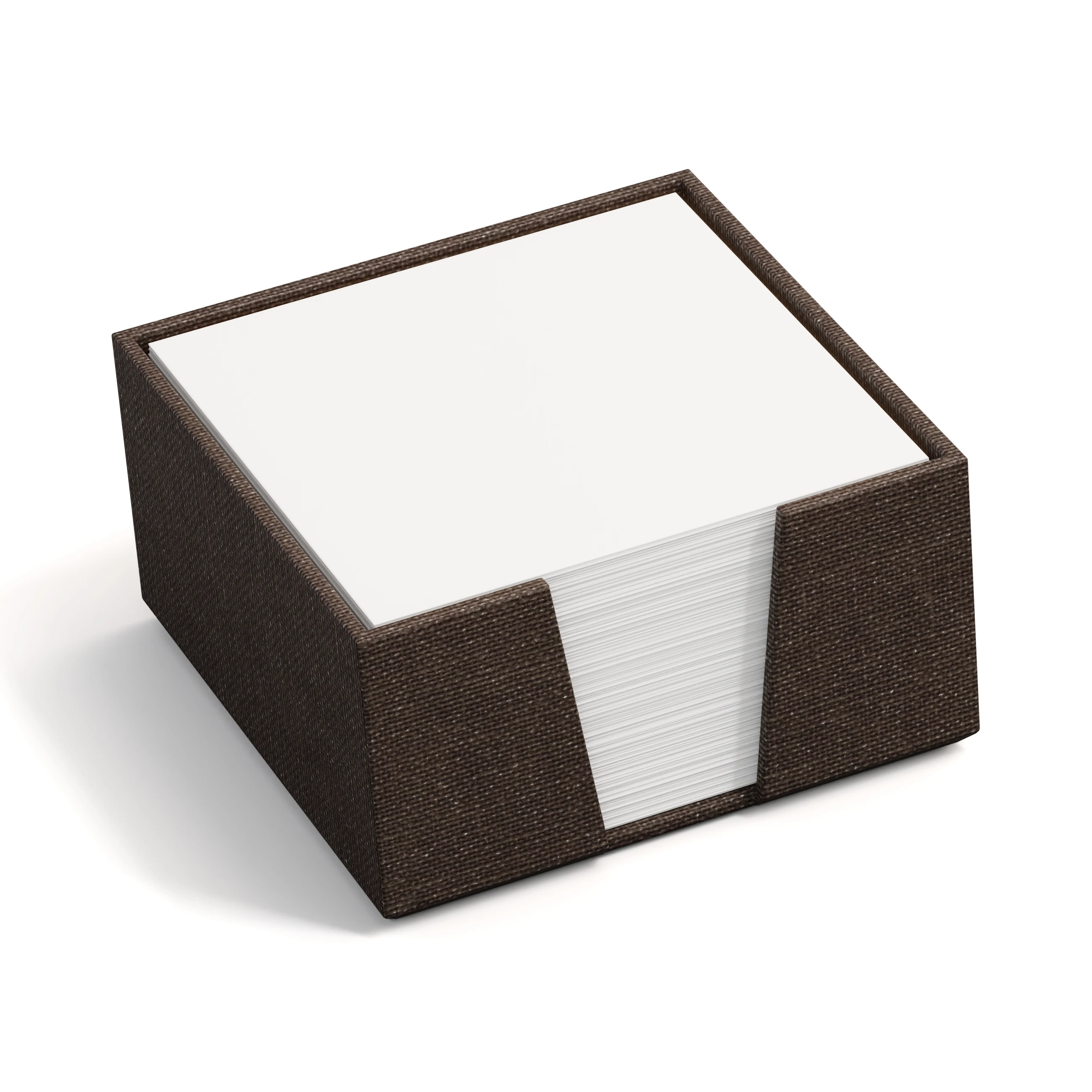 BIGSO BOX OF SWEDEN Zettelkasten James 110x110mm 2711C4801 Leinen, braun