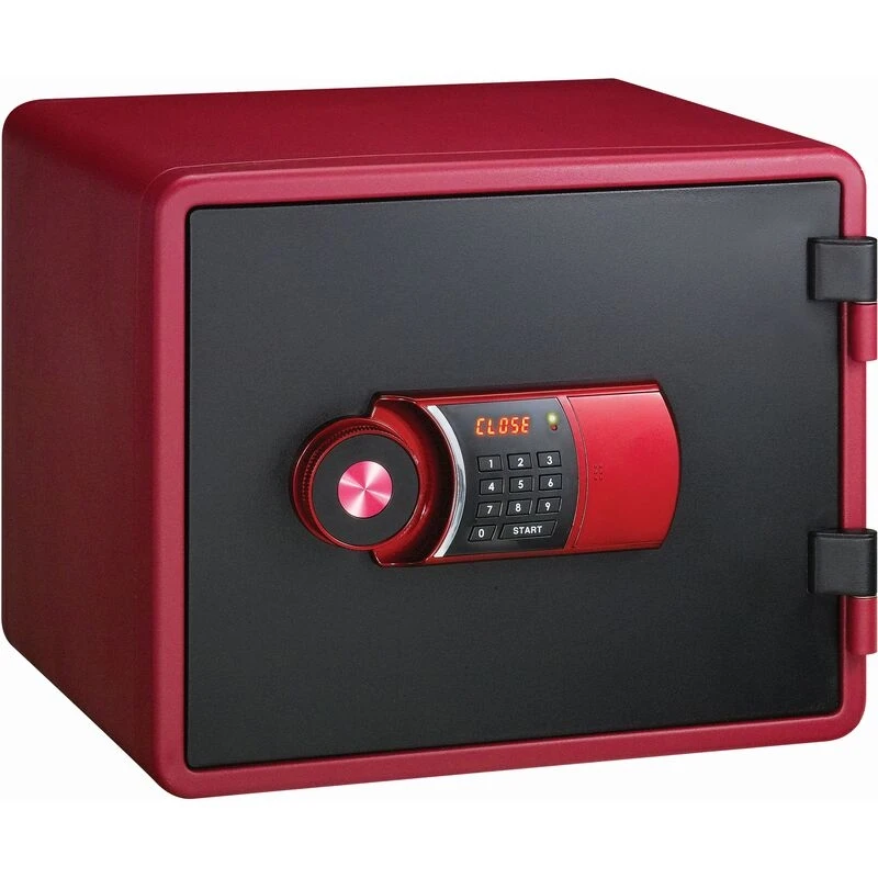 RIEFFEL SWITZERLAND Feuerschutztresor VT-FS A19084 magenta, mit Elektroschloss