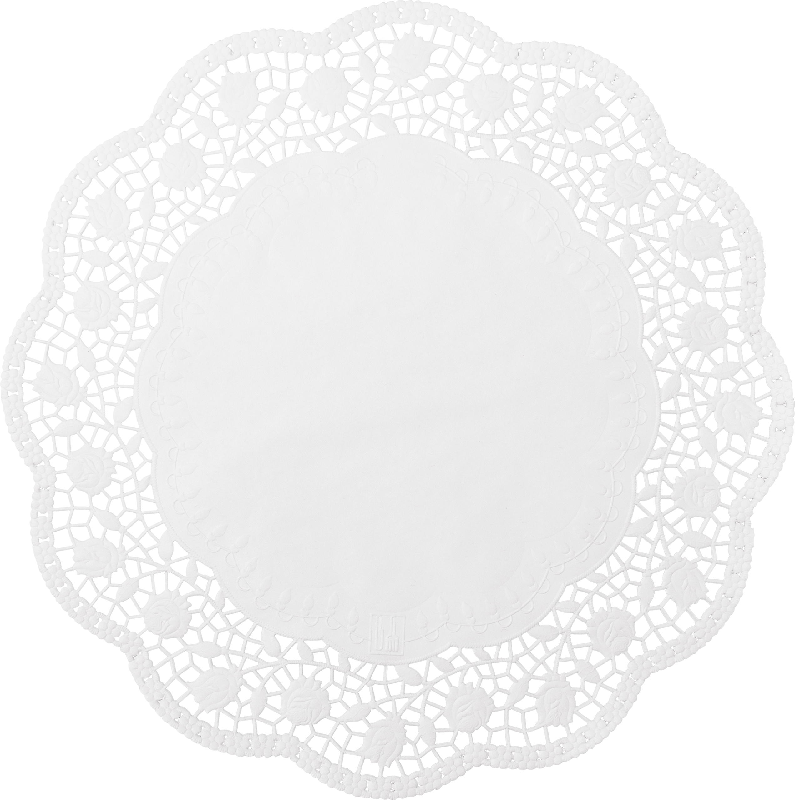 DEMMLER Tortenspitzen rund 3621100625 36cm, 6 Stück weiss