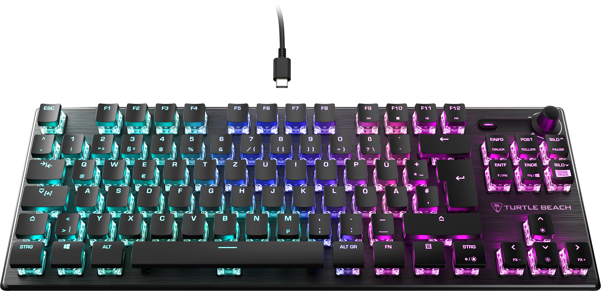 TURTLE BEACH Vulcan TKL RGB Keyboard TBK-2001-02-CH Mech., Linear Switch, CH