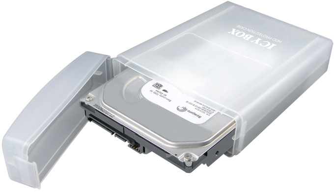 ICY BOX Protection box for 3.5inch HDD IB-AC602a transparent