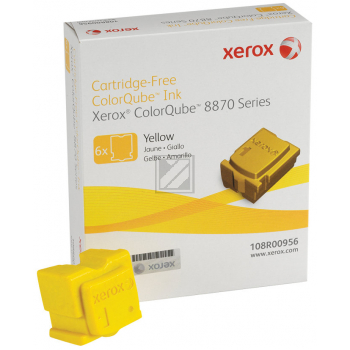 XEROX Color Stix yellow 108R00956 ColorQube 8870 6 Stück