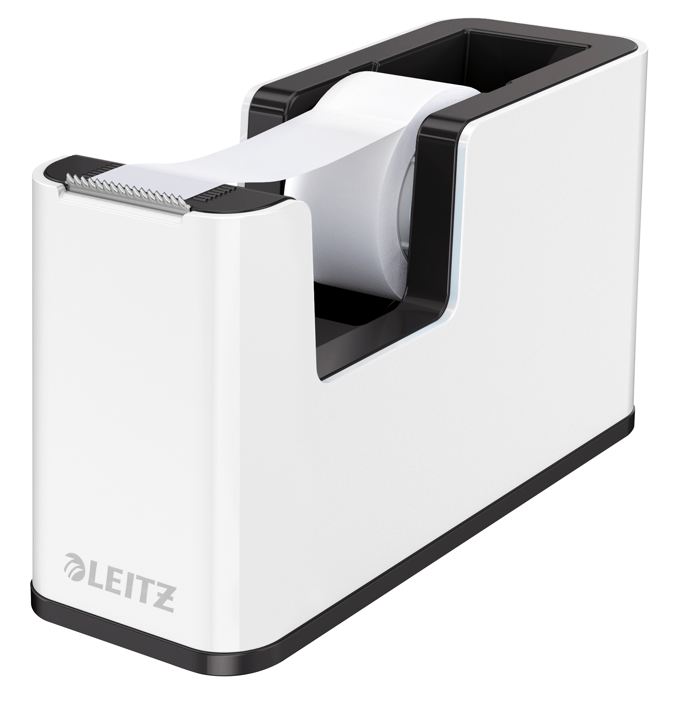 LEITZ Klebebandabroller WOW 19mmx33m 5364-10-95 weiss/schwarz