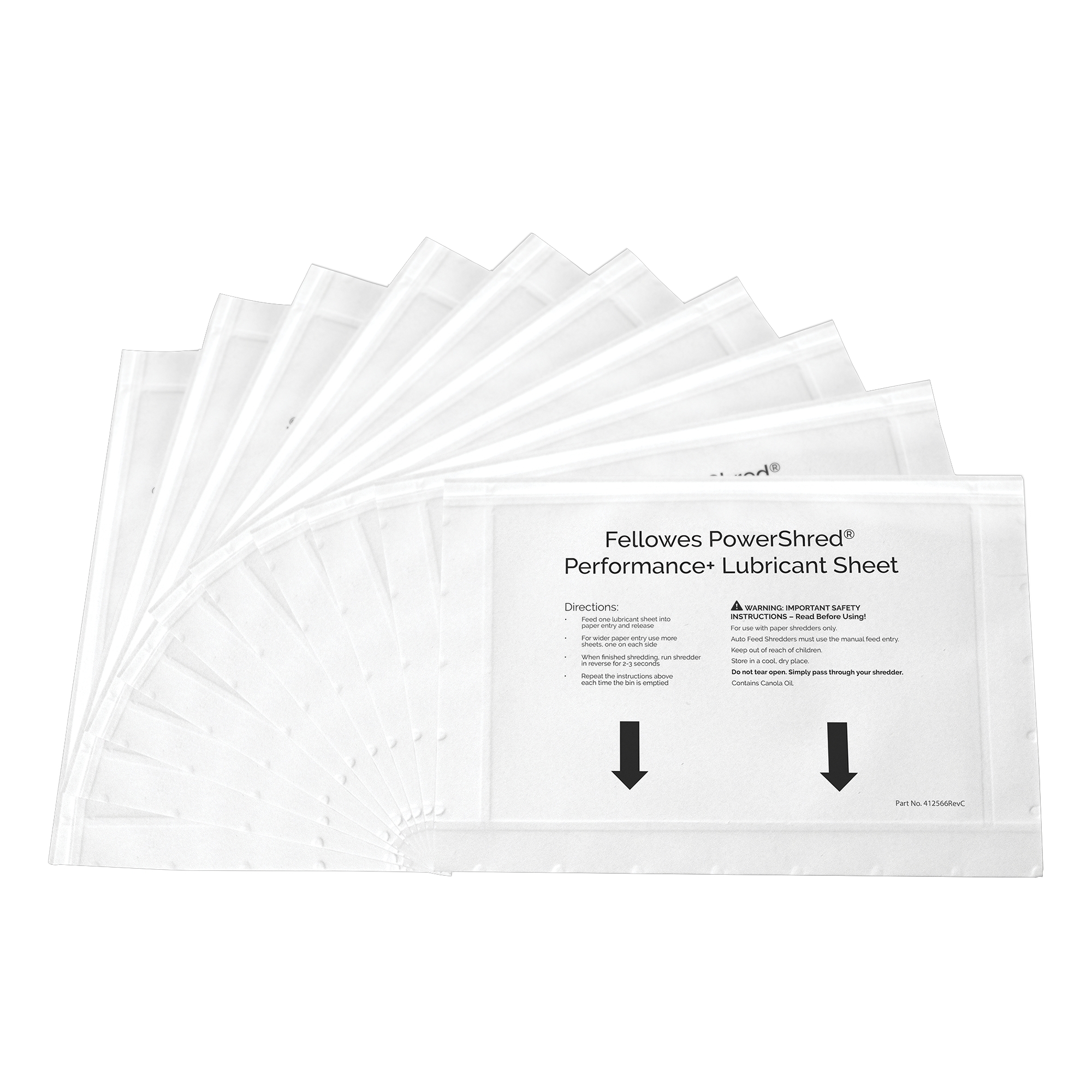 FELLOWES Performance Ölblätter 4025601 POWERSHRED 10 Stück