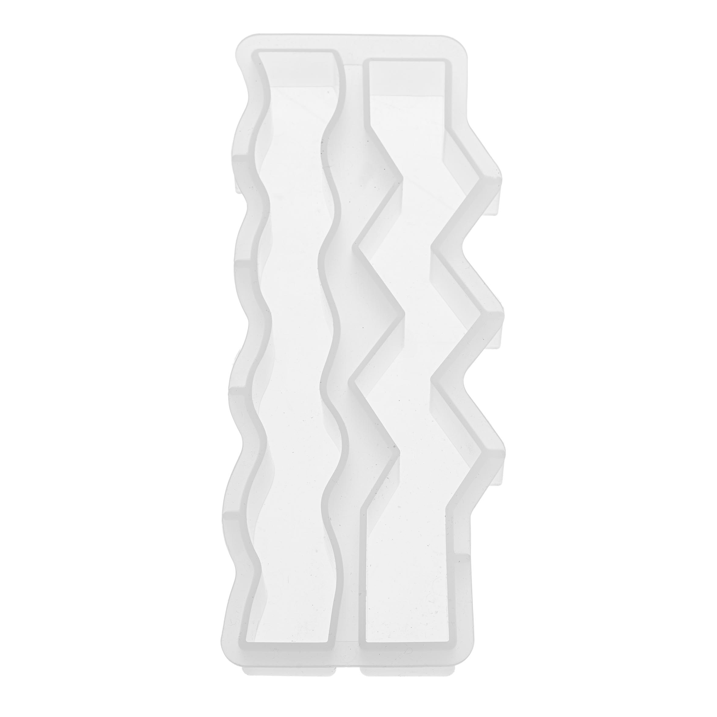 GLOREX Kerzengiessform 23x2.8x2.5cm 69732093 Welle Zickzack