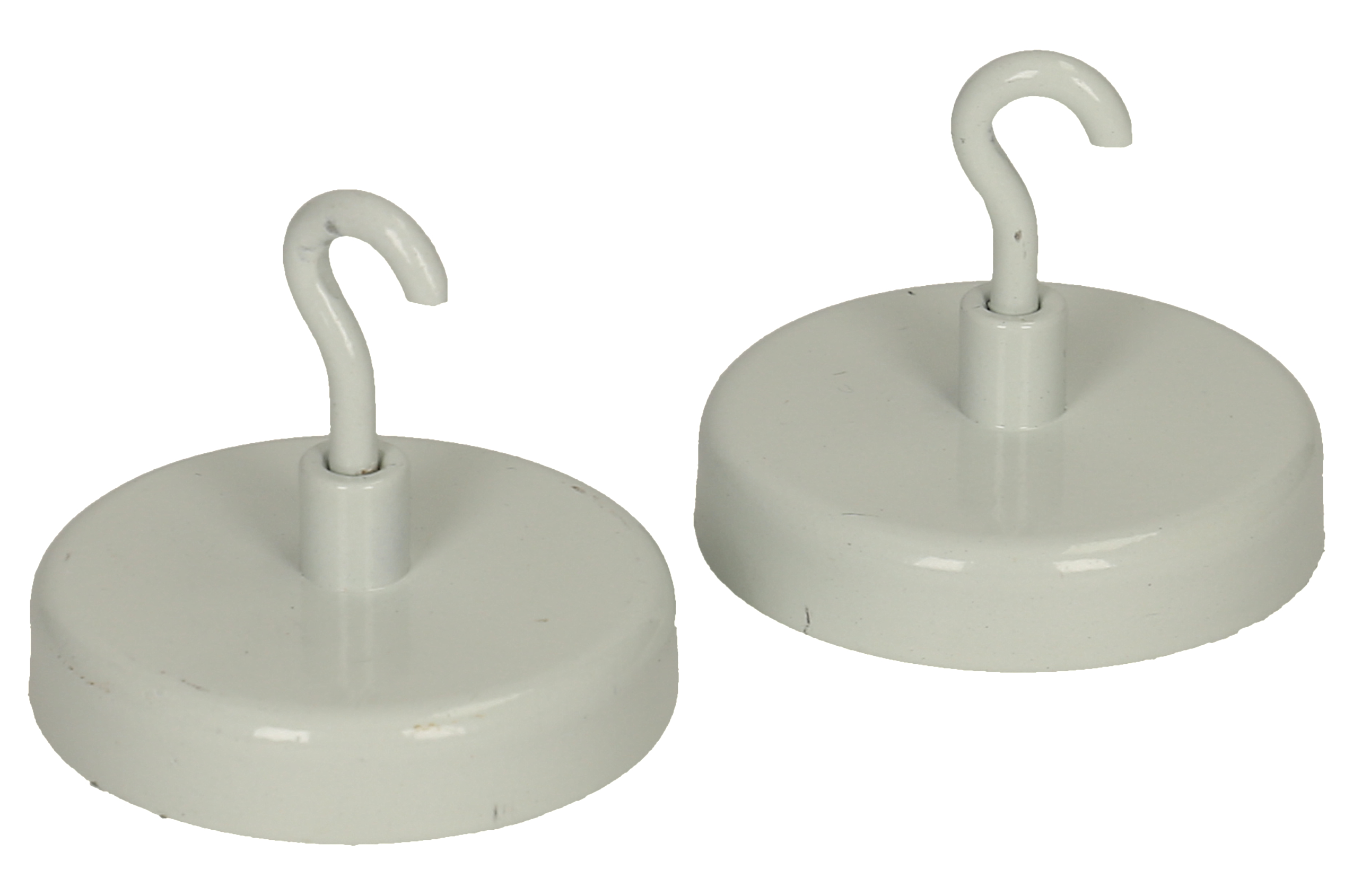 BOOFFICE Hakenmagnete 47mm PC 47 weiss 2 Stück