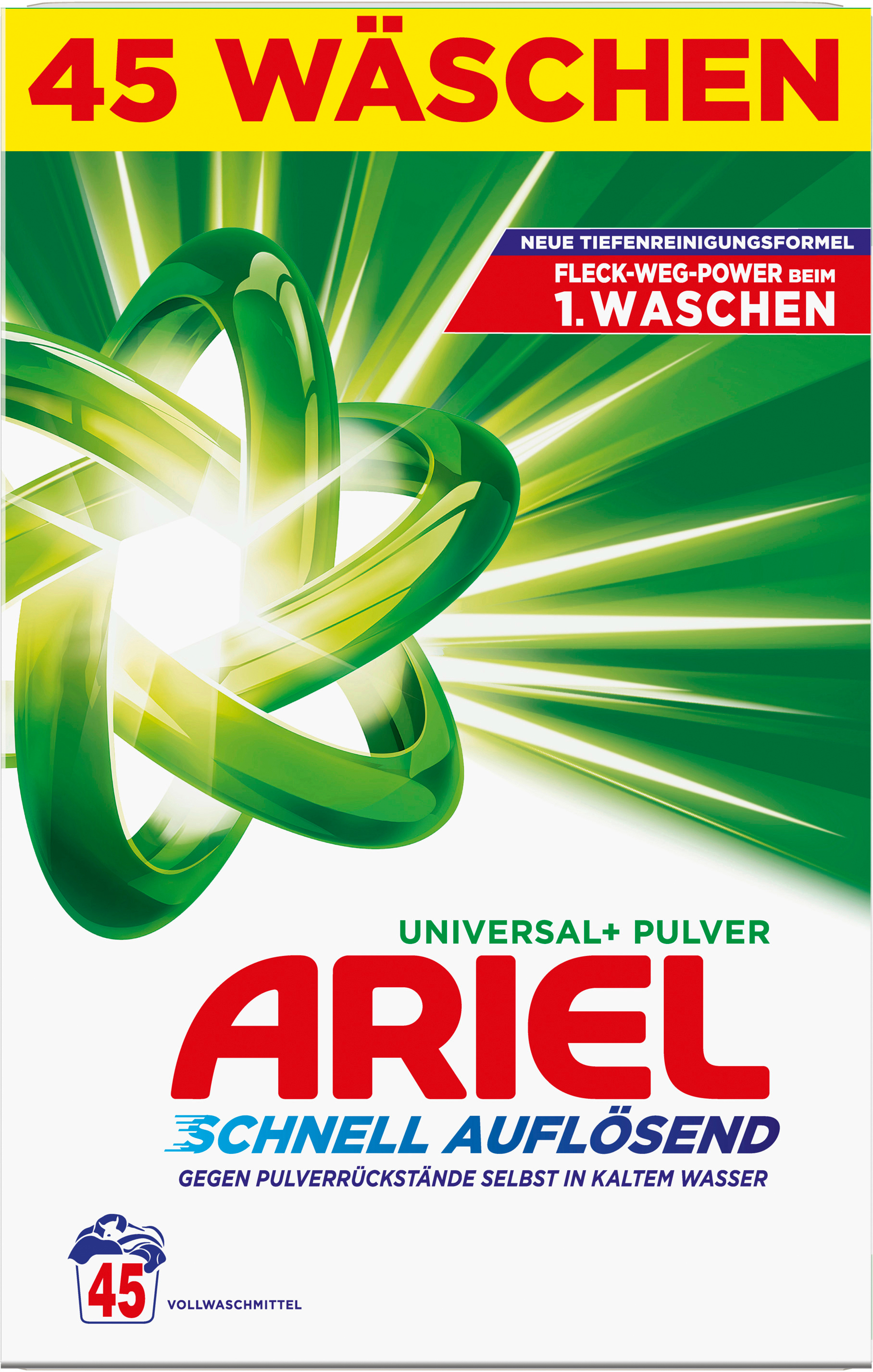 ARIEL Pulverwaschmittel 972018 Regulär 2.475kg
