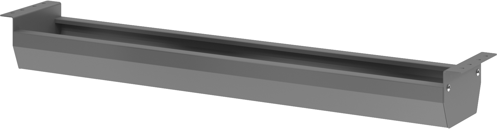 APOLLO Kabelwanne 86cm VKC12/G graphit, für 120cm Tische