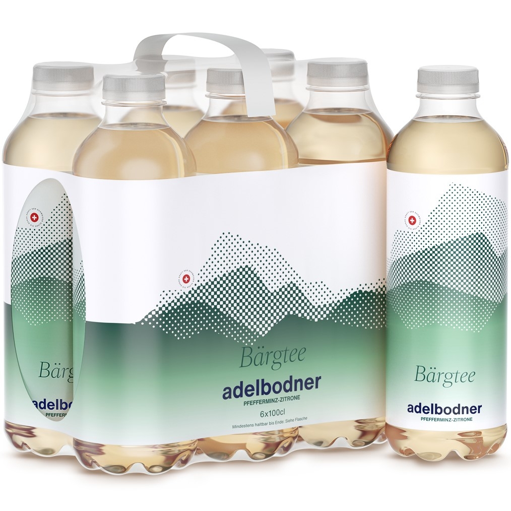 ADELBODNER Bärgtee Minze 162154 100 cl, 6 Stk.
