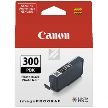 CANON Tintenpatrone photo schwarz PFI-300PBK iPF PRO-300 14.4ml CANON Tintenpatrone photo schwarz PFI-300PBK iPF PRO-300 14.4ml