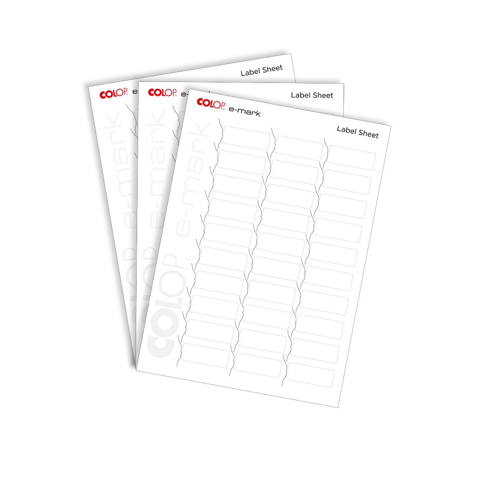 COLOP Etiketten zu e-mark 48x18mm 153559 120g, weiss 300 Stück COLOP Etiketten zu e-mark 48x18mm 153559 120g, weiss 300 Stück