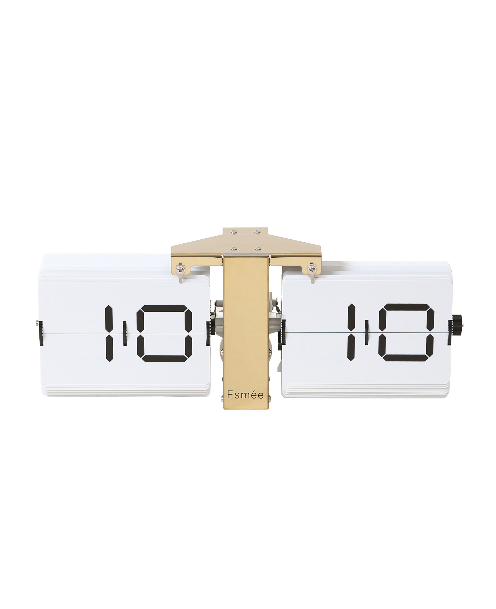 ESMEE Wanduhr Flip Clock 240.006.02 gold