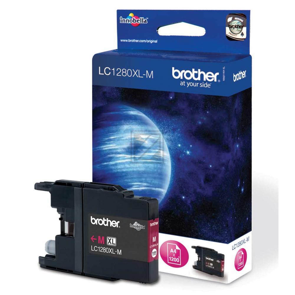 BROTHER Tintenpatrone HY magenta LC-1280M MFC-J6510DW 1200 Seiten BROTHER Tintenpatrone HY magenta LC-1280M MFC-J6510DW 1200 Seiten