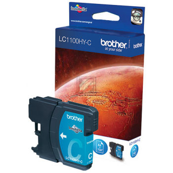 BROTHER Tintenpatrone HY cyan LC-1100HYC MFC-6490CW 750 Seiten BROTHER Tintenpatrone HY cyan LC-1100HYC MFC-6490CW 750 Seiten