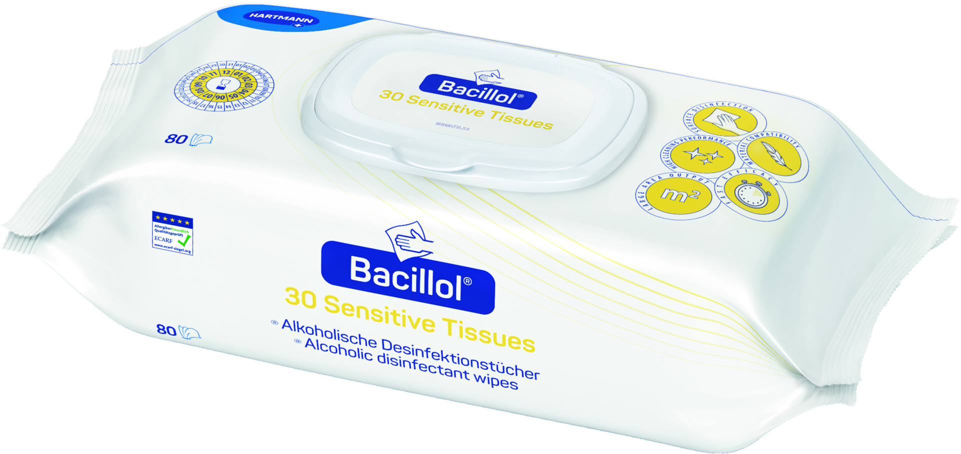 BACILLOL Deinfektionstücher Bacillol 9818480 Tissues Sensitive 30 Stück