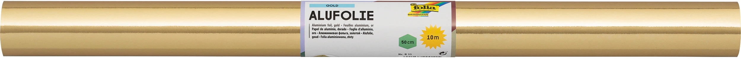 FOLIA Alufolie 50cmx10m R 11 gold