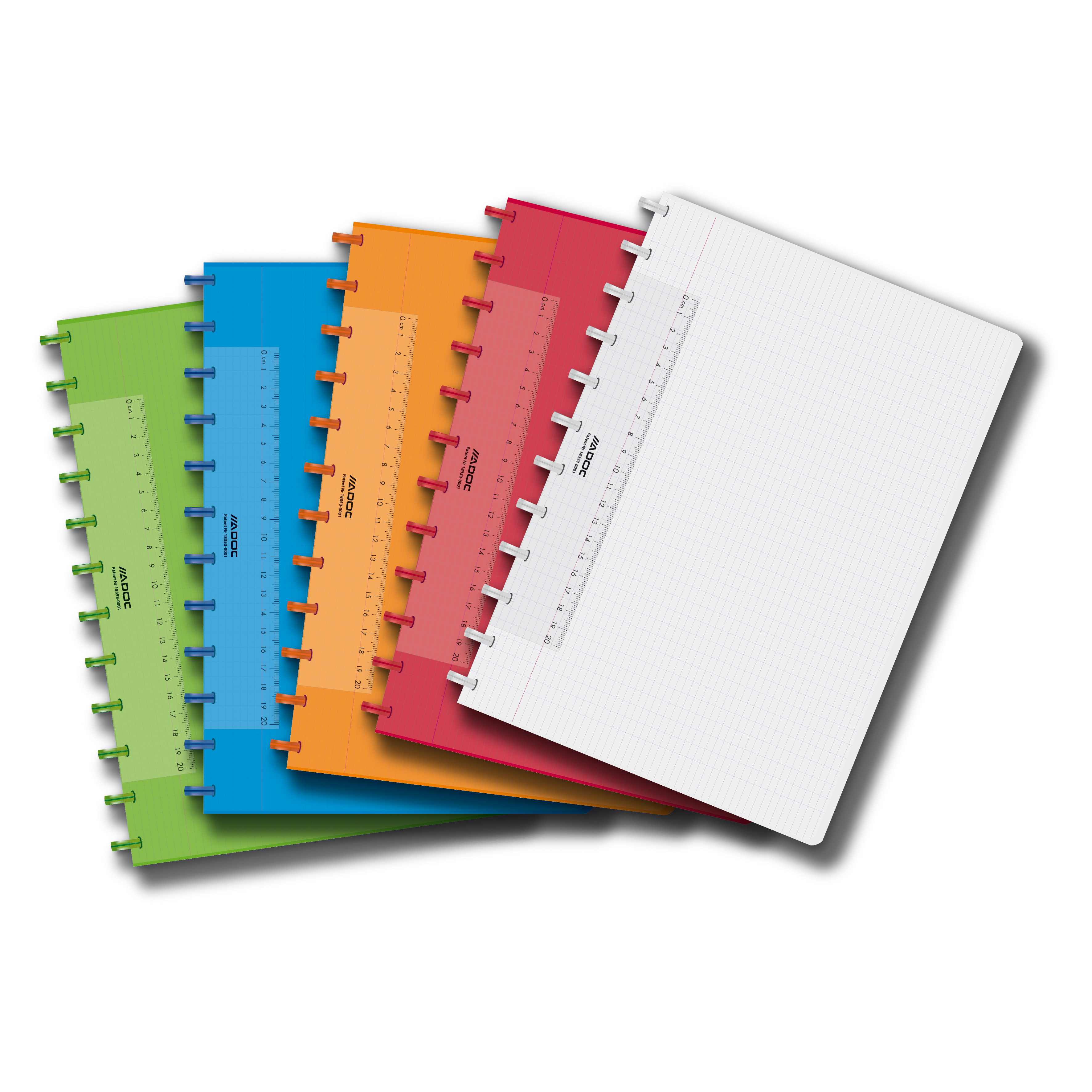ADOC Notizheft A4 6048.000 kariert ass.
