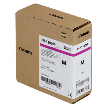 CANON Tintenpatrone magenta PFI1100M iPF PRO-2000/PRO-6000S 160ml CANON Tintenpatrone magenta PFI1100M iPF PRO-2000/PRO-6000S 160ml