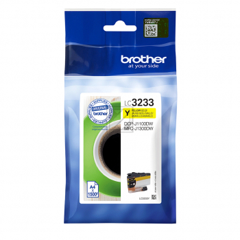 BROTHER Tintenpatrone yellow LC-3233Y DCP-J1100DW 1500 Seiten BROTHER Tintenpatrone yellow LC-3233Y DCP-J1100DW 1500 Seiten