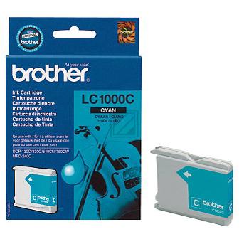 BROTHER Tintenpatrone cyan LC-1000C DCP-130C/MFC-240C 400 Seiten