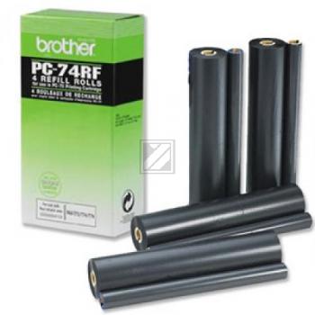 BROTHER Refill Filmrollen PC-74RF Fax-T72 4 Rollen