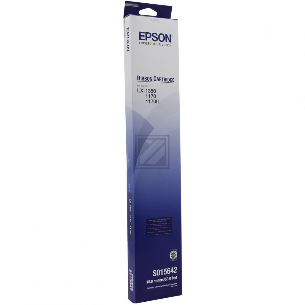 EPSON Farbband Nylon schwarz S015642 LX-1350 4 Mio. Zeichen EPSON Farbband Nylon schwarz S015642 LX-1350 4 Mio. Zeichen