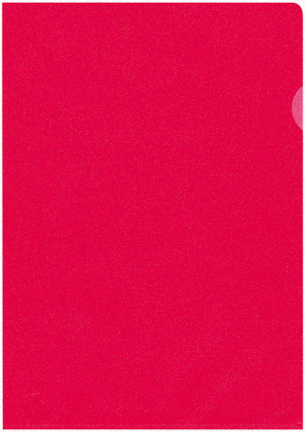 BÜROLINE Sichtmappen A4 620081 rot, matt 100 Stück