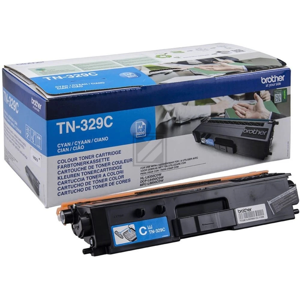 BROTHER Toner Super HY cyan TN-329C MFC-L8450CDW 6000 Seiten