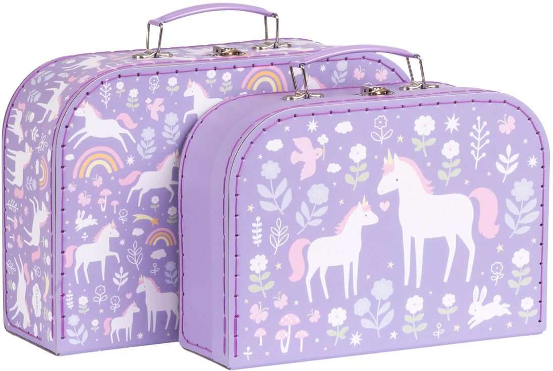 ALLC Kofferset 29x20x9.3cm SCUDPU25 Einhorn