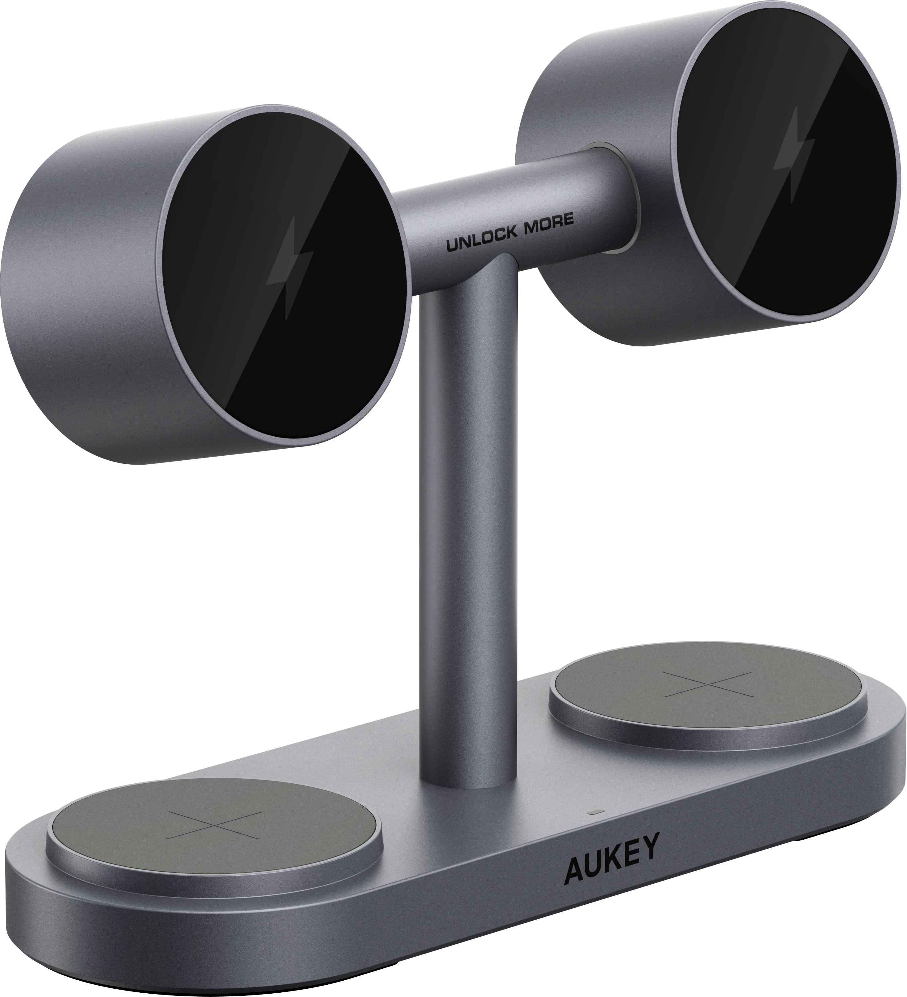 AUKEY MagFusion Titan 4in1 Charger LC-MC411 Wireless, Gray