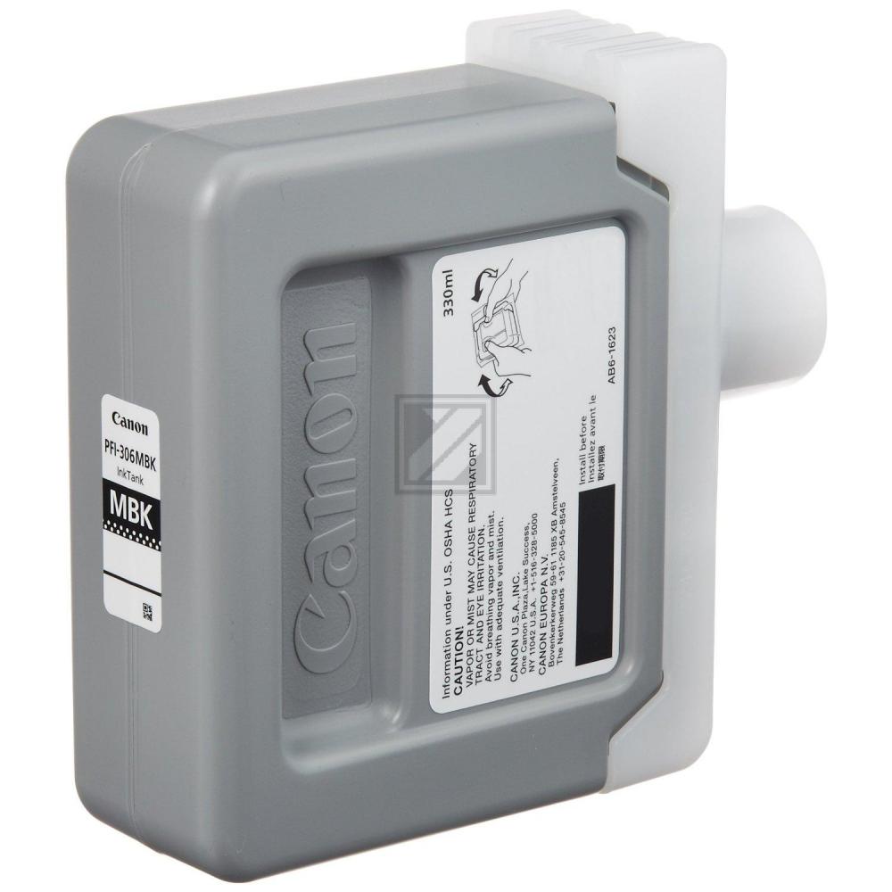 CANON Tintenpatrone matt schwarz PFI306MBK iPF 8300 330ml CANON Tintenpatrone matt schwarz PFI306MBK iPF 8300 330ml