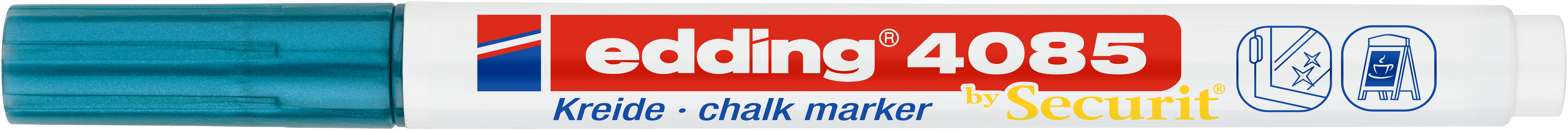EDDING Chalk Marker 4085 1-2mm 4085-073 blau-metallic