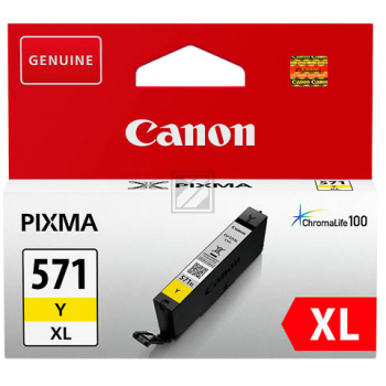 CANON Tintenpatrone XL yellow CLI-571XLY PIXMA MG5750 11ml CANON Tintenpatrone XL yellow CLI-571XLY PIXMA MG5750 11ml