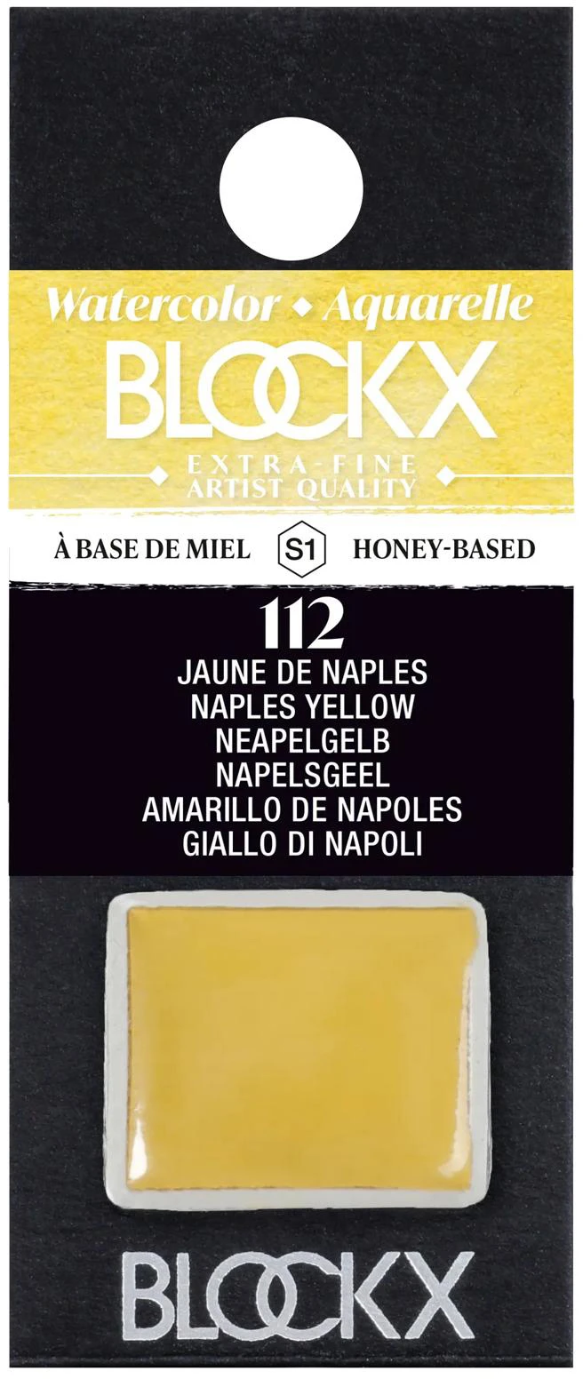 BLOCKX Aquarellfarbe 1.5ml 41112BXC neapelgelb