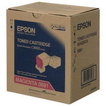 EPSON Toner-Modul magenta S050591 AcuLaser C3900 6000 Seiten EPSON Toner-Modul magenta S050591 AcuLaser C3900 6000 Seiten