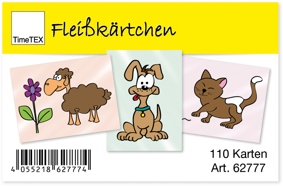 TIMETEX Fleisskärtchen 62777 110 Karten im Etui
