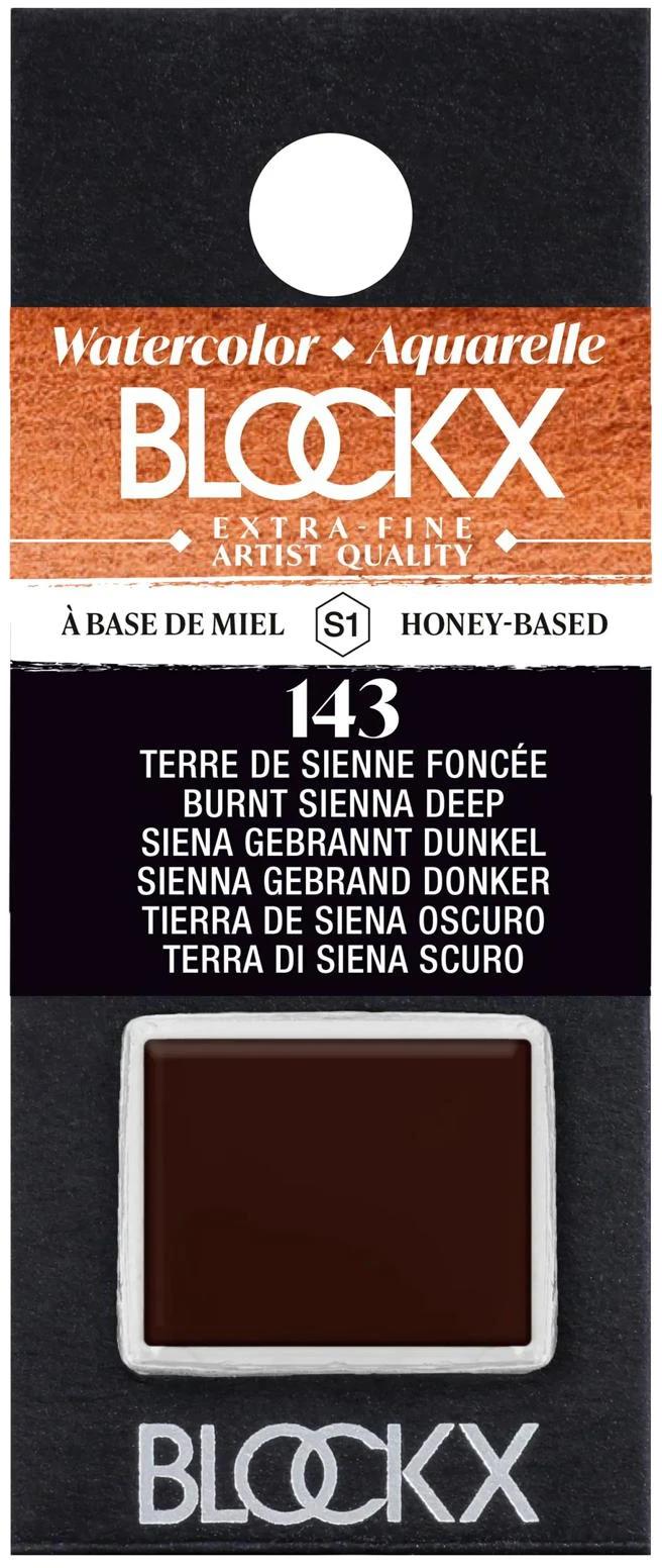 BLOCKX Aquarellfarbe 1.5ml 41143BXC siena gebrannt dunkel