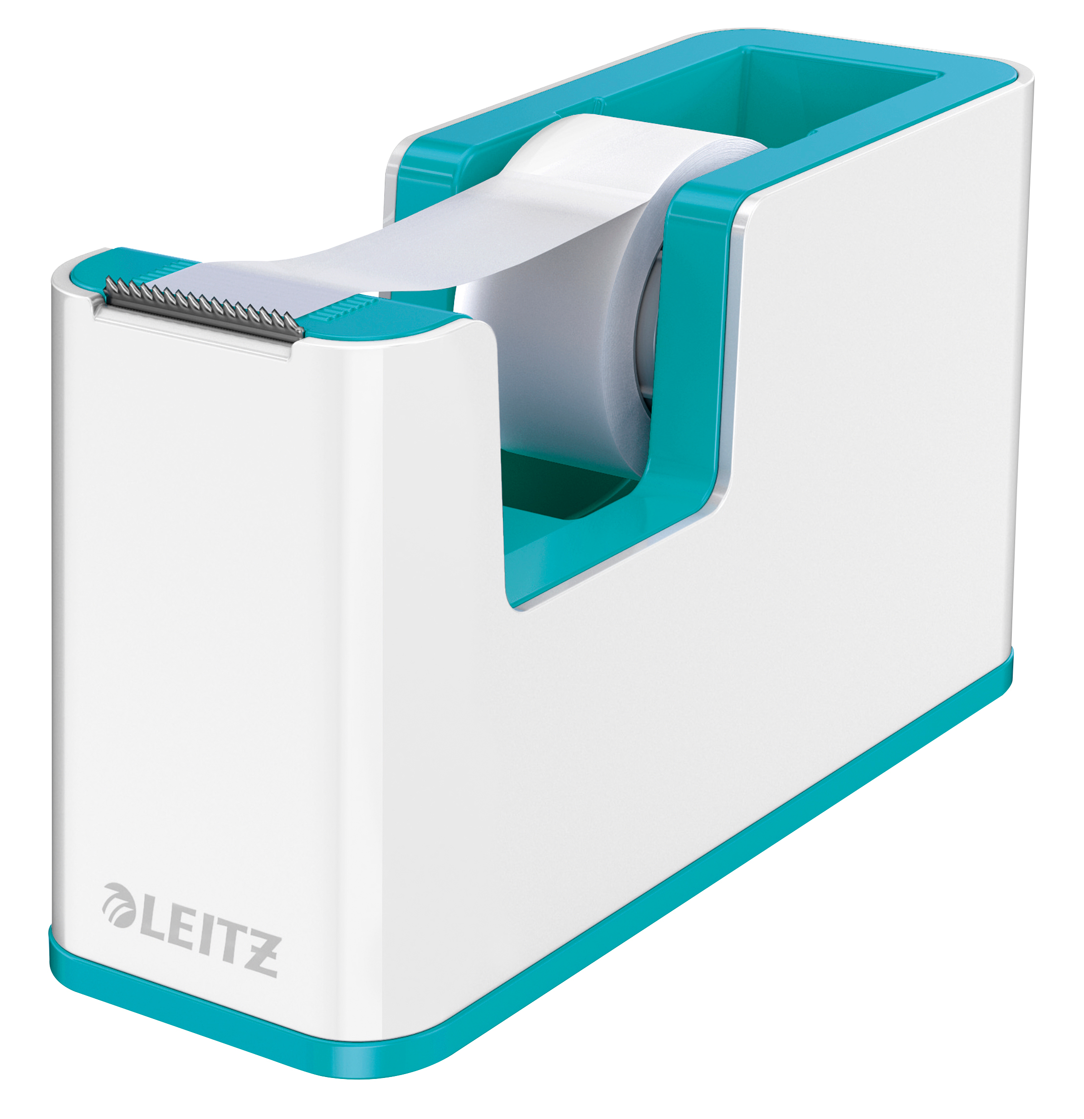 LEITZ Klebebandabroller WOW 19mmx33m 5364-10-51 weiss/eisblau